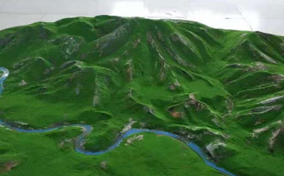 现代玛曲玛曲沙盘模型的优势