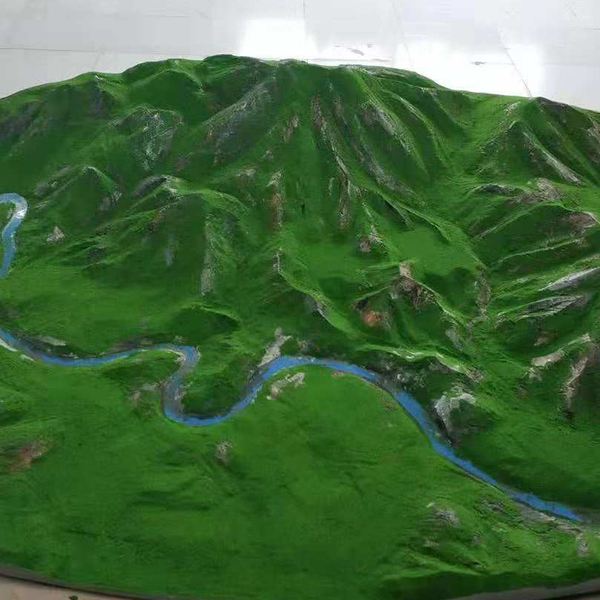 怎样按实际玛曲地形雕刻制作